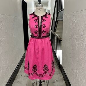 LILLY PULITZER circa 2007 dress lined with pockets 100% cotton